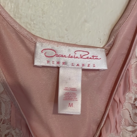 OSCAR DE LA RENTA Pink Label Satin Dress - Picture 3 of 3